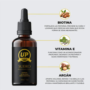 SERUM UP® - PESTAÑAS RADIANTES, MIRADA DESLUMBRANTE.